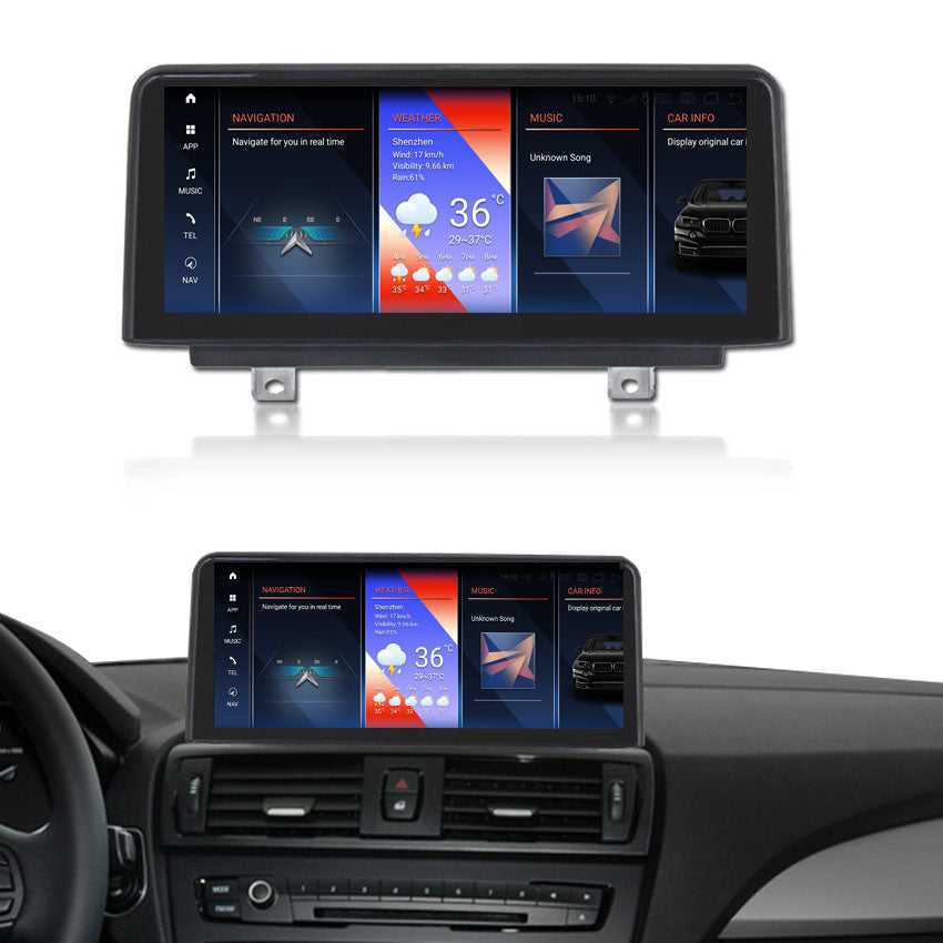 BMW F30 F31 F34 med NBT enhet Android 13 | 10.25"