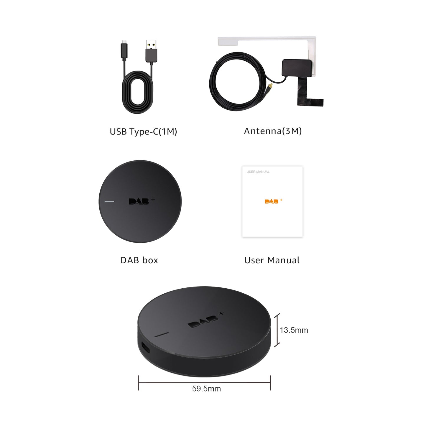 Adapter for fullintegrering av DAB+