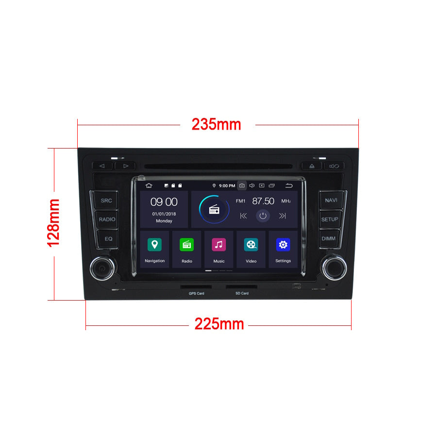 Audi A4 B6 og B7 Multimediaenhet | 7"