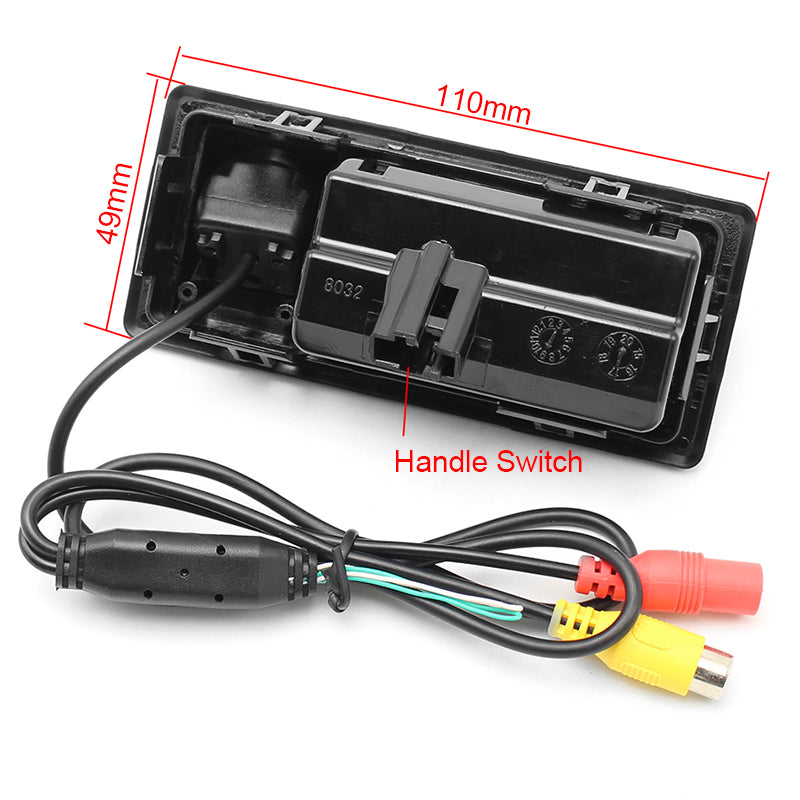 Ryggekamera i håndtak til VW Touran Tiguan Caddy Polo T5 T6 AUDI A3 A4 SKODA Octavia