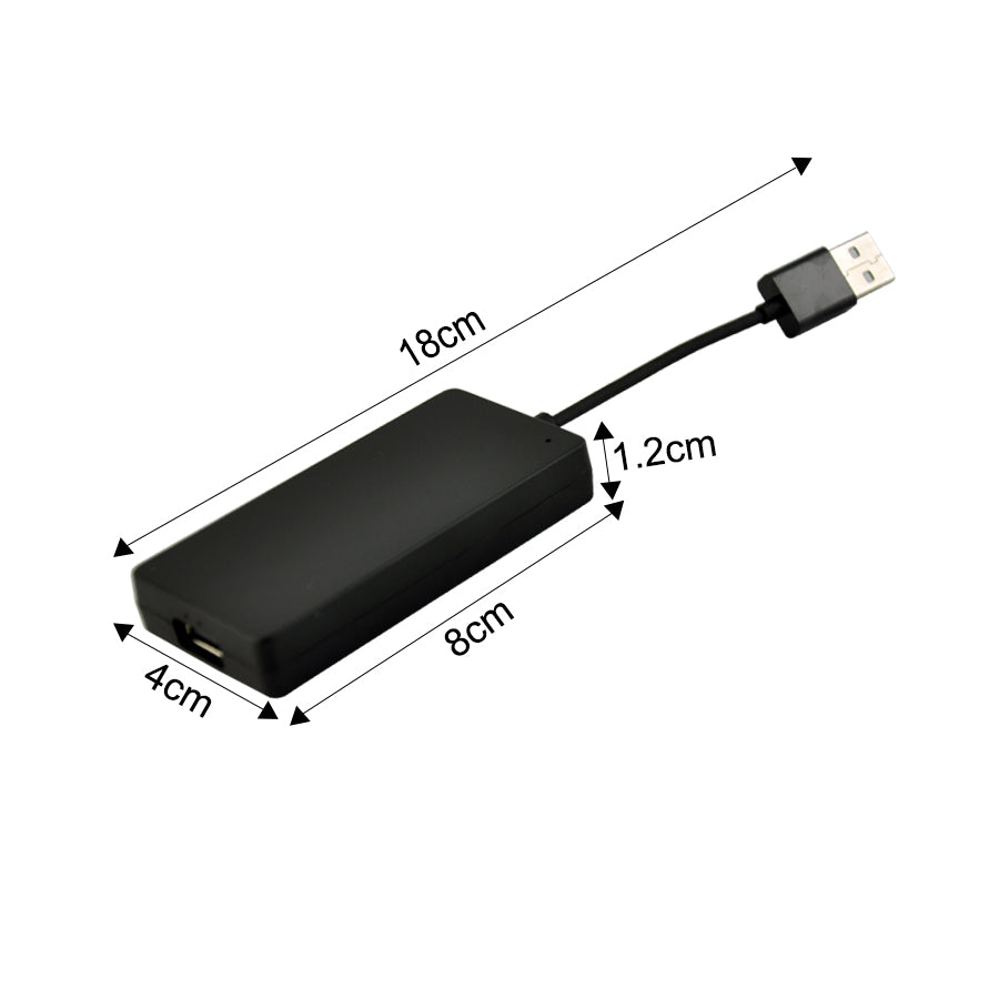 Tra?dløs for Apple CarPlay & med ledning for Android Auto