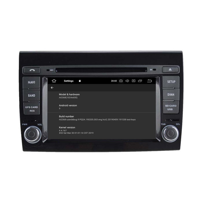 FIAT Bravo Multimediaenhet | 7"