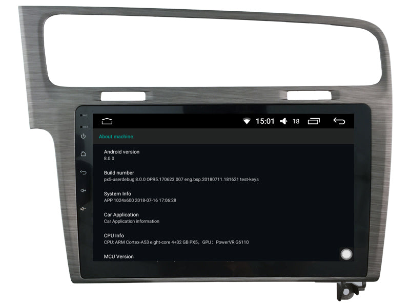 VW Golf MK7 (2012-2020) Android 12