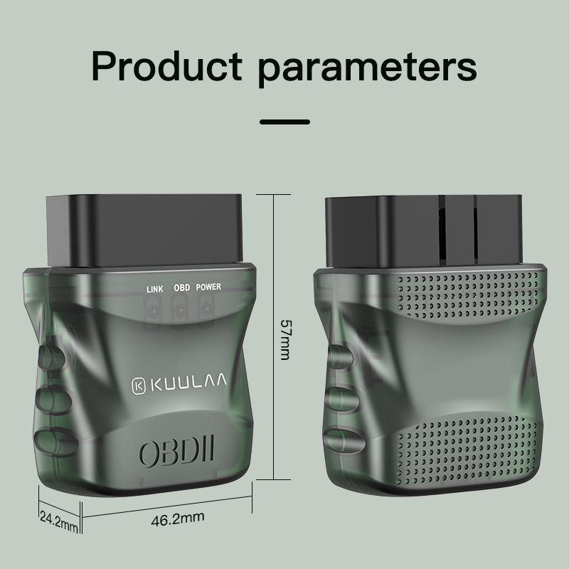 OBDII ELM327 adapter til bil via iOS eller Android
