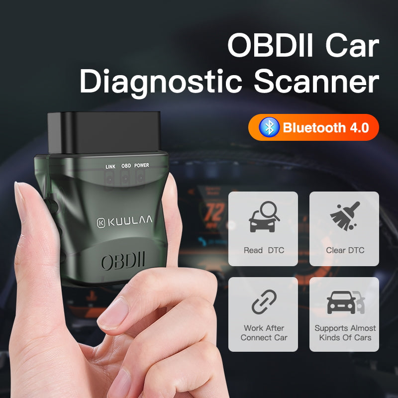 OBDII ELM327 adapter til bil via iOS eller Android