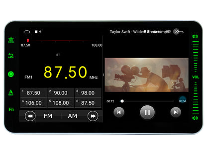 Universal 1DIN ANDROID spiller med 10.1" skjerm