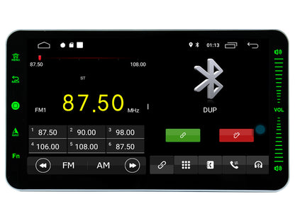Universal 1DIN ANDROID spiller med 10.1" skjerm