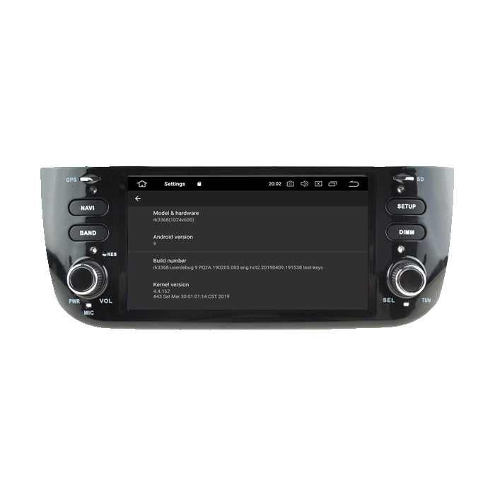 FIAT Punto EVO Android 12