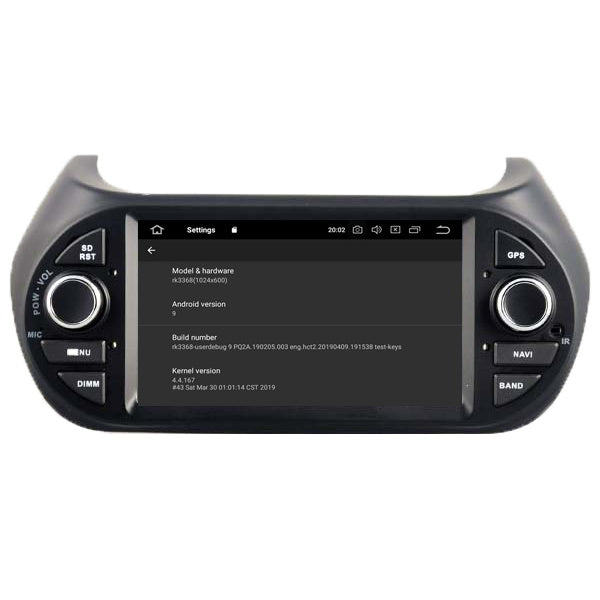 FIAT Fiorino II Android 12
